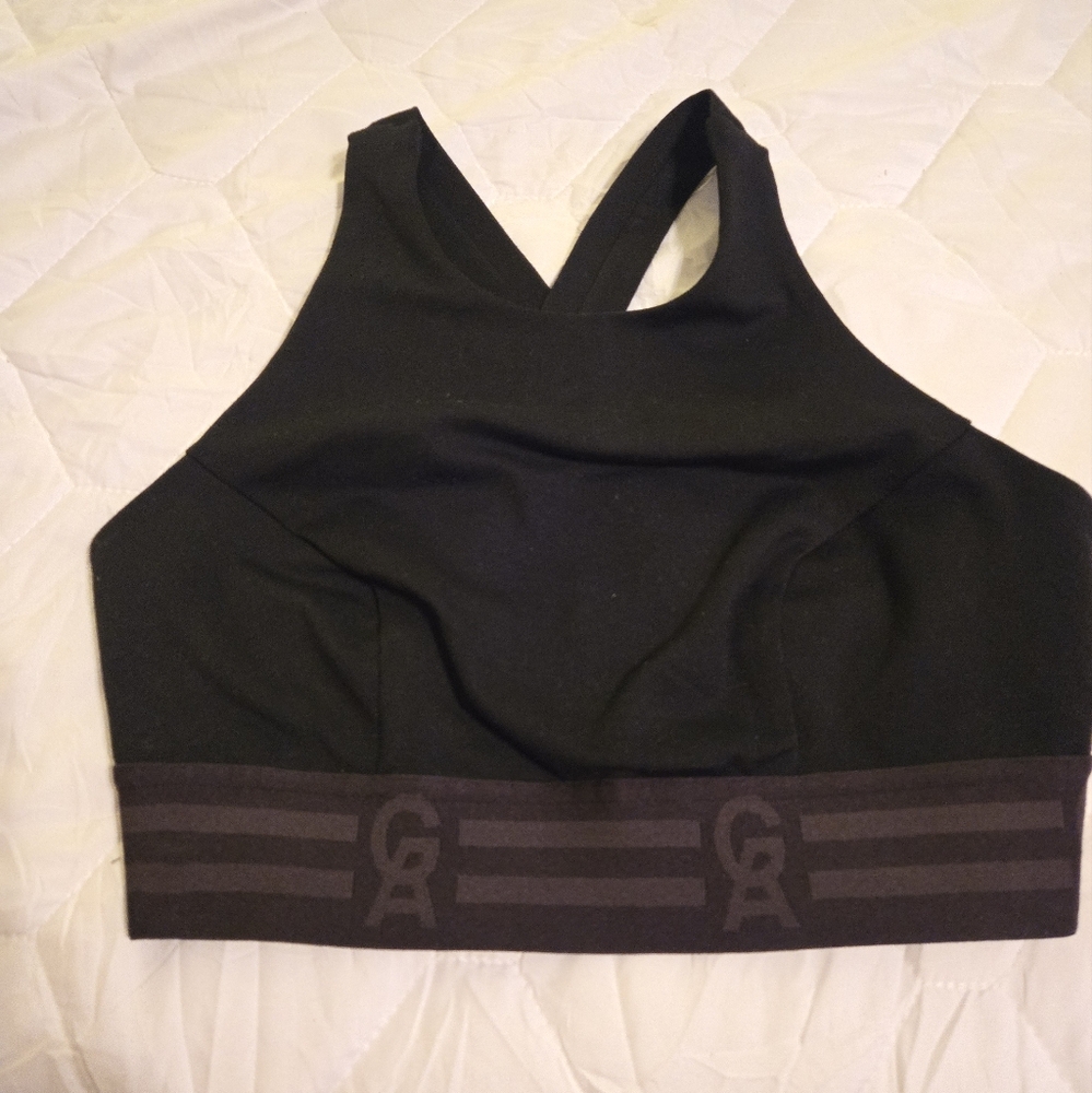 NWT Good American Black Sports Bra